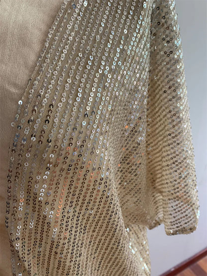 Blouse met glitters | Mathilde