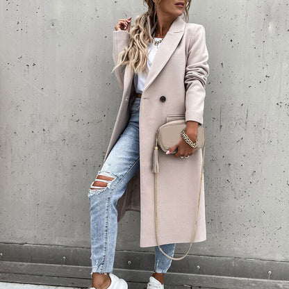 Lange en stijlvolle trenchcoat voor dames | Anouk