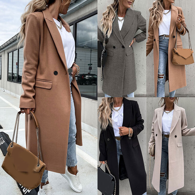 Lange en stijlvolle trenchcoat voor dames | Anouk