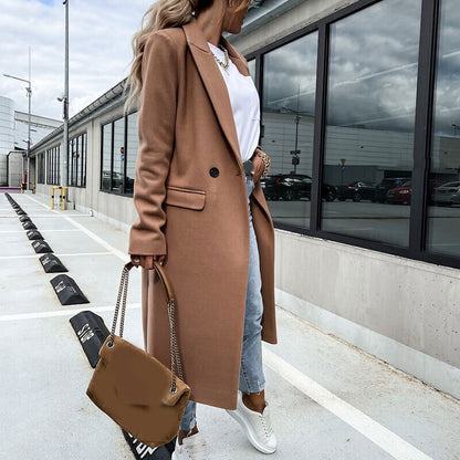 Lange en stijlvolle trenchcoat voor dames | Anouk